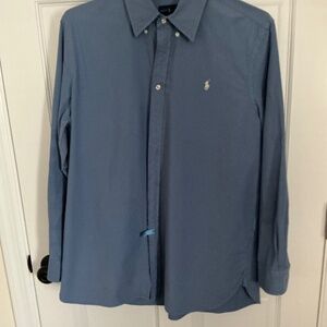 Ralph Lauren Relaxed Fit blue collared Shirt size XL